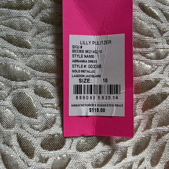NWT Lilly Pulitzer Abriana Dress Size 10 - Picture 3 of 4